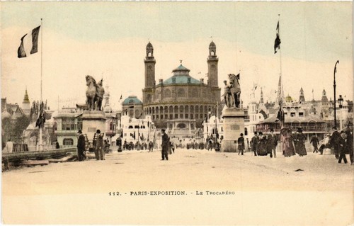 Cpa paris expo - ak,