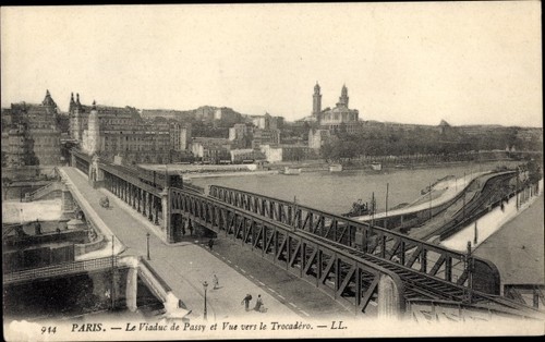 Postkarte paris xvi - xvi, passy