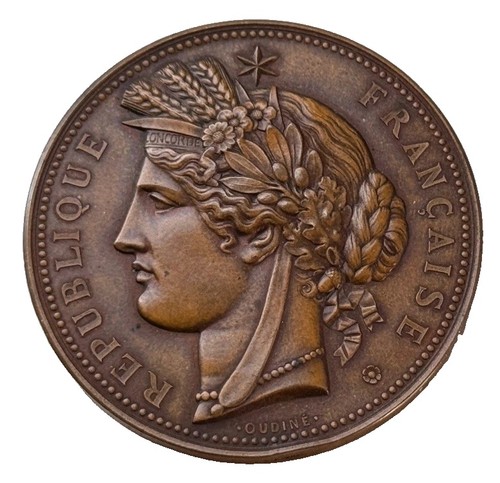 Bronzemedaille frankreich 1878 - frankreich,