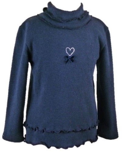 Strickpulli mädchen marine - mädchen,