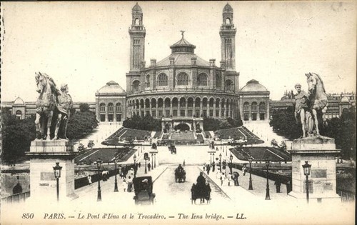 Paris pont iena et - 75, le