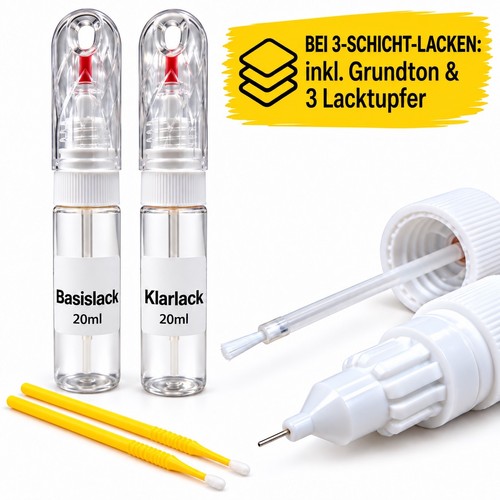 2in1 lackstift set für - für, range